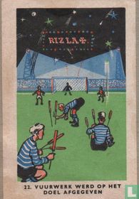 Vuurwerk werd op het doel afgegeven