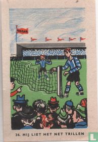 Hij liet het net trillen