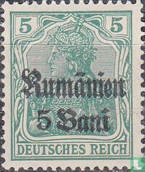 Germania, with overprint "Rumänien"