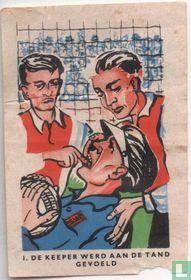 De keeper werd aan de tand gevoeld