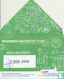 Netherlands 5 euro 2018 (coincard - first day of issue) "100 Years Wageningen University" for sale
