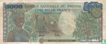 Rwanda 5000 Francs 1978