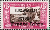 Opdruk "France Libre"