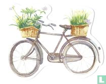 grijze herenfiets