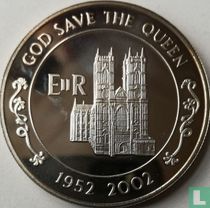 Ascension 50 pence 2002 "50th Anniversary Accession of Queen Elizabeth II"