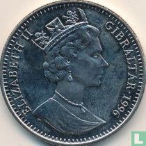 Gibraltar 1 crown 1996 "Centenary of the cinema - Marilyn Monroe"