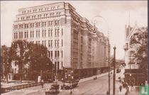 Amsterdam, Vijzelstraat met gebouw.- Ned. Handel Mij.