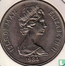 Île de Man 1 crown 1984 (cuivre-nickel) "30th Commonwealth Parliamentary Conference - young bust"