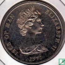 Insel Man 25 Pence 1972 "25th anniversary Marriage of Queen Elizabeth II and Prince Philip"