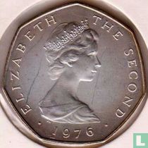 Man 50 pence 1976 (zilver)