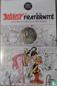 Frankreich 10 Euro 2015 (Folder) "Asterix and fraternity 6"