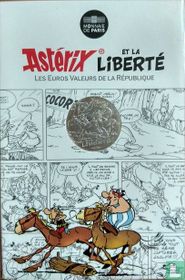 Frankreich 10 Euro 2015 (Folder) "Asterix and liberty 8"