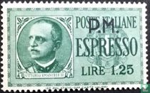 Express mit Aufdruck P.M.