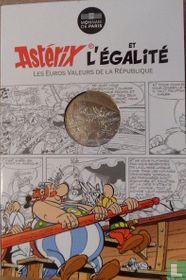 Frankreich 10 Euro 2015 (Folder) "Asterix and equality 4"