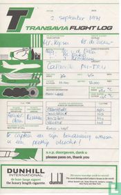 Transavia flight log
