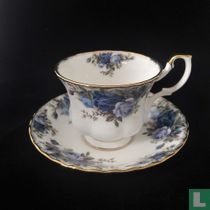 Cup and saucer - Moonlight Rose - Royal Albert