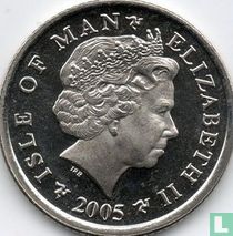 Man 10 pence 2005 (AA)