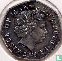 Isle of Man 50 pence 2006 (colourless) "Christmas 2006"