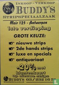 Inkoop - verkoop Buddy's stripspeciaalzaak