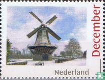 Mill in winter time