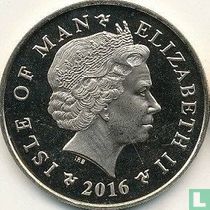 Isle of Man 5 pounds 2016