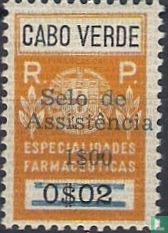 Medicijnen tax met opdruk 