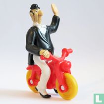 Edgar auf Motorrad