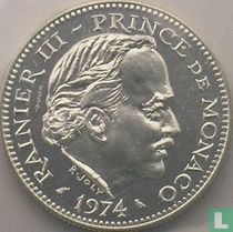 Monaco 5 francs 1974 (trial - silver)