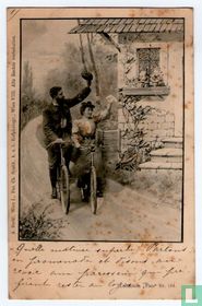 Liebe auf dem fahrrad "Grüßen"