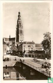Vischmarkt en Grote of O.L.V. kerk