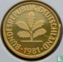 Germany 5 pfennig 1981 (G)