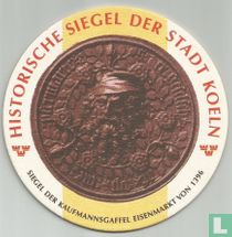 Siegel der kaufmannsgaffel eisenmarkt von 1396
