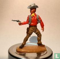 Cowboy gray / red