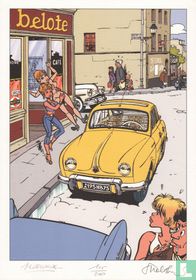 Pin-up & Renault Dauphine