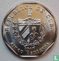 Cuba 5 centavos 2017