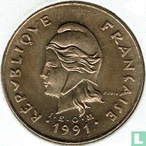 Französisch-Polynesien 100 Franc 1991