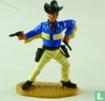 Cowboy blue / yellow