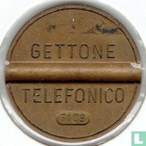 Gettone Telefonico 7109 (geen muntteken)