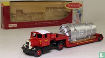 Scammell Tractor with articulated low loader 'Wynns'