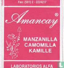 Amancay [r] theezakjes catalogus