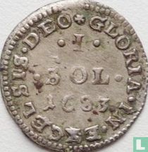 France 1 sol 1683