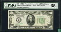  $20 1934C  PMG65EPQ