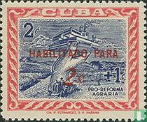 Timbres avec surcharge  et nouvelle valeur