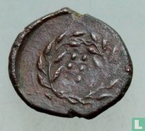 Himera, Sicilië  AE20 (6/12e, Hemilitron)  407 BCE