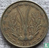 États d'Afrique de l'Ouest 25 francs 1975