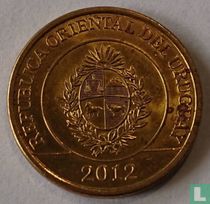 Uruguay 2 Peso Uruguayo 2012 "Capybara"