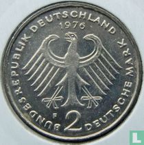 Deutschland 2 Mark 1976 (F - Konrad Adenauer)