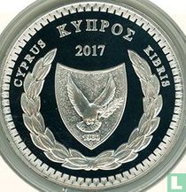 Cyprus 5 euro 2017 (PROOF) "100th Anniversary of the Death of the Poet Vasilis Michaelides"