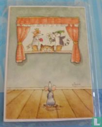 Kat en muis handpoppentheater