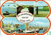 Een vakantiegroet van het eiland Texel